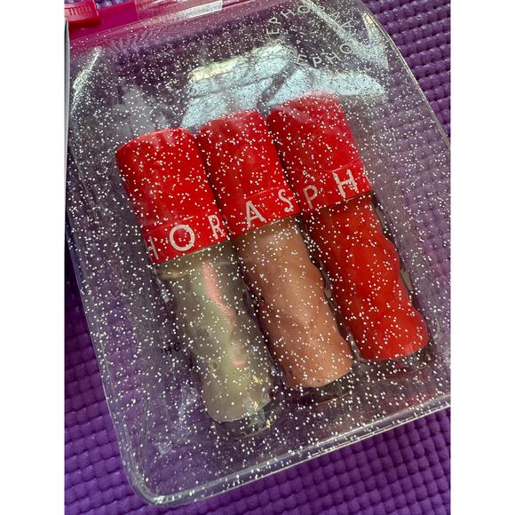 Sephora Moving Lights Outrageous Intense 3 Lip Plumpers Set Limited Edition NEW - Picture 3 of 6